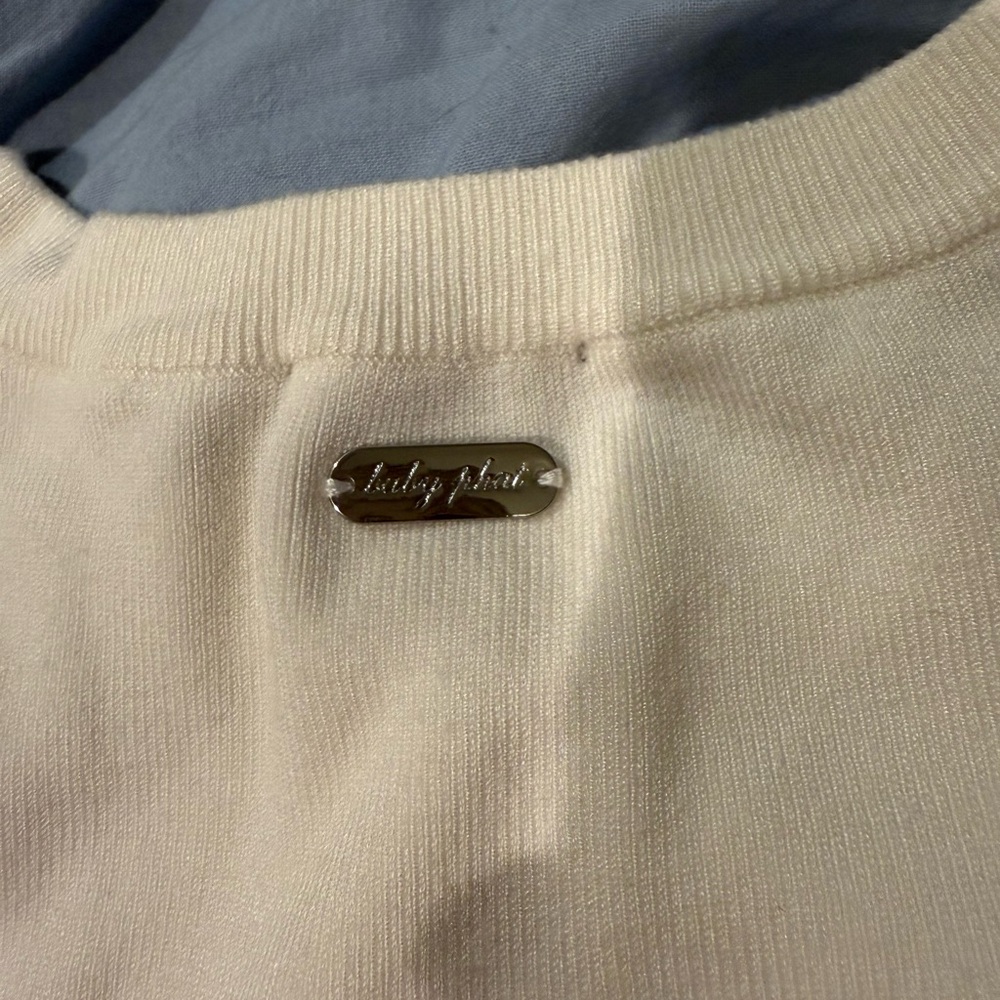Baby Phat Cream Knit Top - Picture 3 of 4